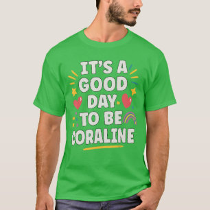 CORALINE Personalized Retro Girls Custom CORALINE T-Shirt