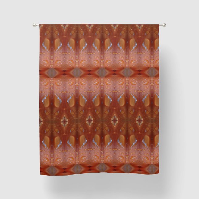 Corals Ikat 4 Blackout Curtains (Front)