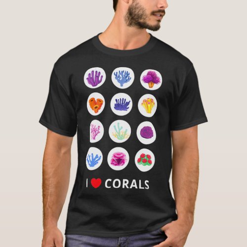 Corals Lovers Coral Reef Aquarist Reefer Aquarium  T_Shirt
