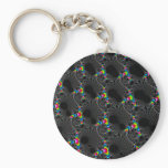Corals - Mandelbrot Keychain