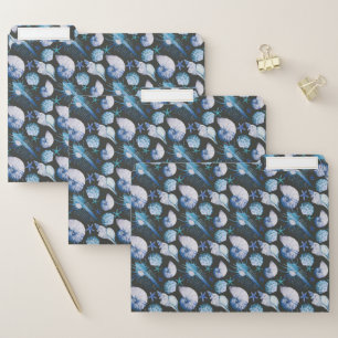 Corals With Shells Pattern File Folder