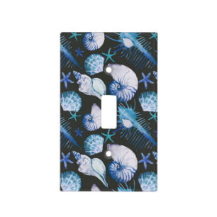 Corals With Shells Pattern Light Switch Cover
