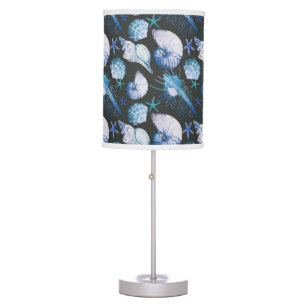 Corals With Shells Pattern Table Lamp