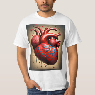 Corazón Mental  La Fusión del Amor y la Razón T-Shirt