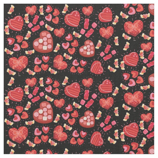 CORAZONES FABRIC (Close Up)