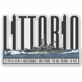 CORAZZATA LITTORIO STICKER