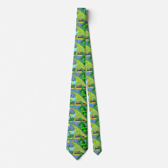 Corbata Allosaurus Neck Tie (Front)