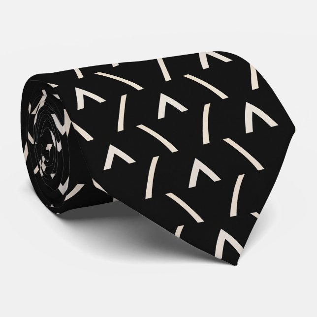 Corbata de Estilo Masculino Moderno con Rayas  Neck Tie (Rolled)