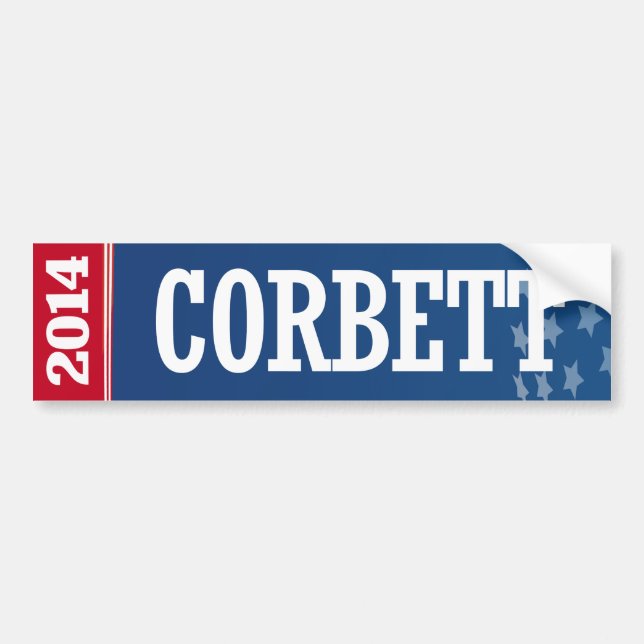 CORBETT 2014 BUMPER STICKER (Front)