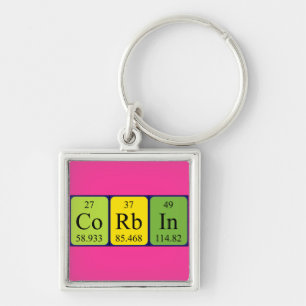 Corbin periodic table name keyring