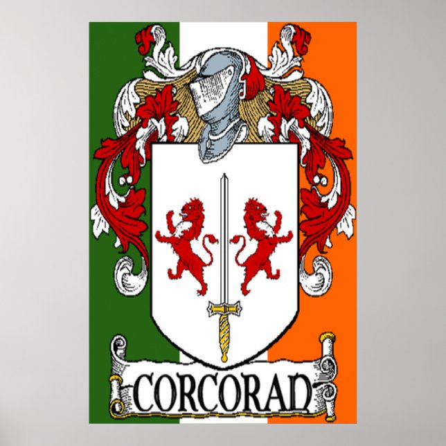 Corcoran Coat of Arms Print (Front)