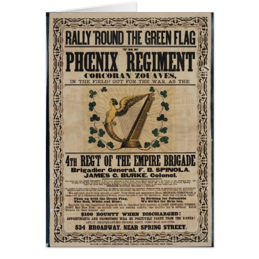 Corcoran Zouaves Cards (Front)