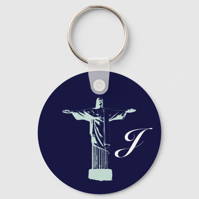 Corcovado - Christ, Rio-Brasil Keychain (Front)