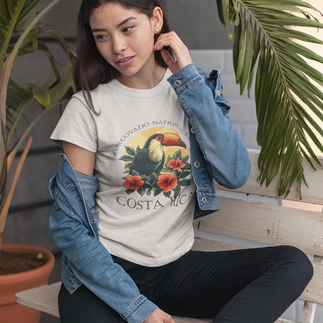 Corcovado Costa Rica Toucan Tri-Blend Shirt (Creator Uploaded)