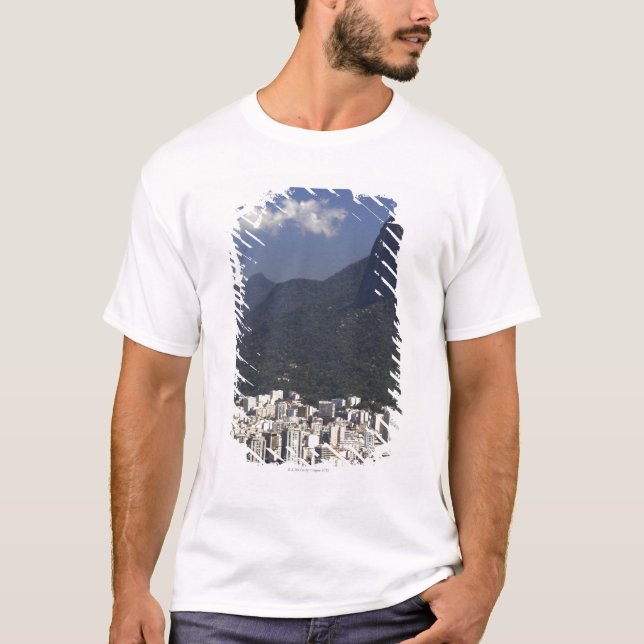 Corcovado overlooking Rio de Janeiro, Brazil T-Shirt (Front)