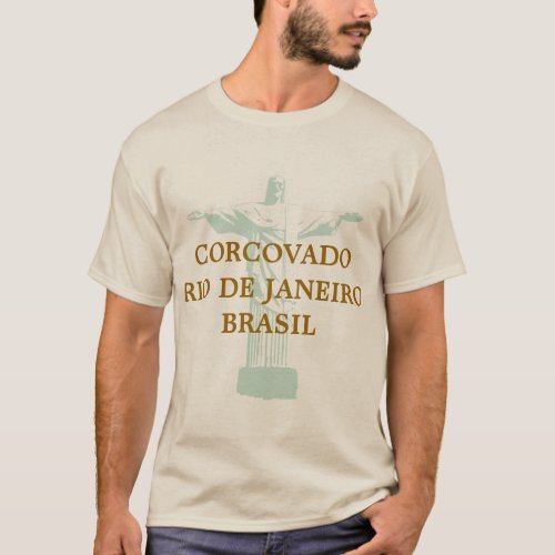 Corcovado riodejaneiro brasil T_Shirt