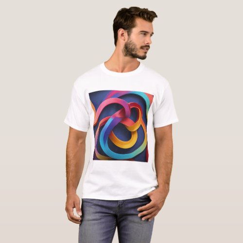 Corded Infinity Symbol Flat_Icon T_Shirt