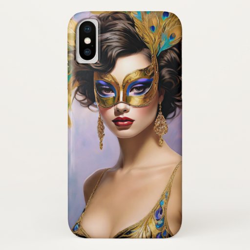 Cordelia An Art Deco Flapper iPhone X Case