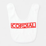 Cordial Stamp Baby Bib