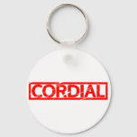 Cordial Stamp Keychain