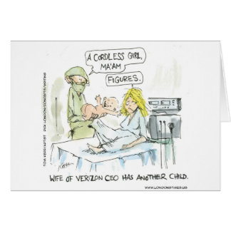 Cordless Baby Funny Cards Tees Mugs & Gifts