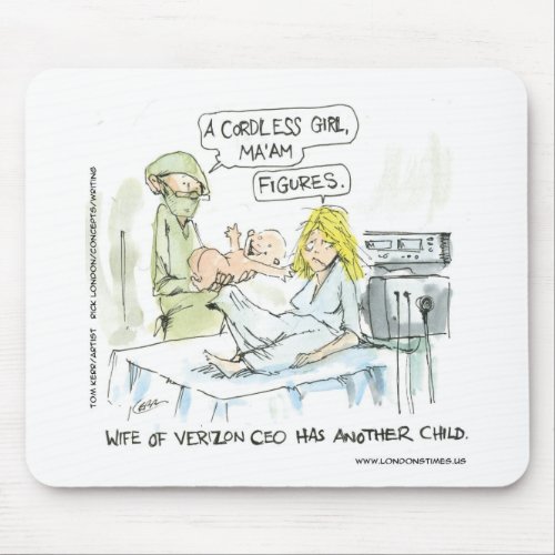 Cordless Baby Funny Cards Tees Mugs  Gifts Mouse Pad