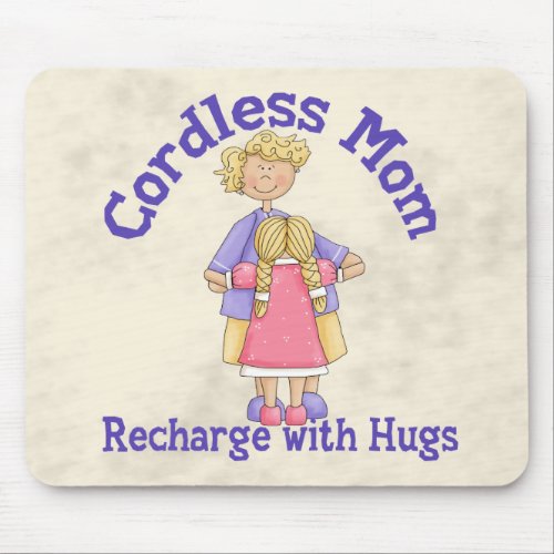 Cordless Mom Mouse Pad