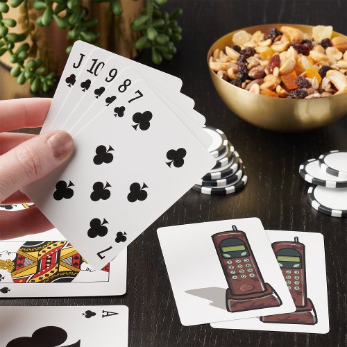 Cordless Telephone Playing Cards