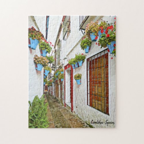 Cordoba Alleyway_ The Real Spain Jigsaw Puzzle