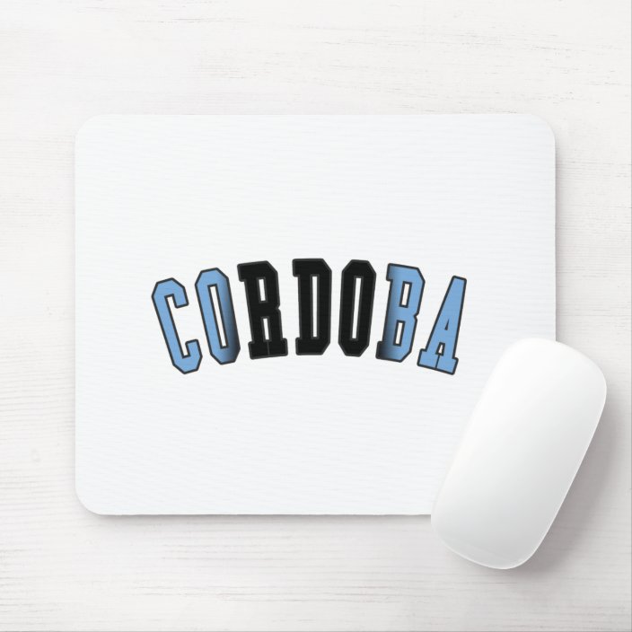 Cordoba in Argentina National Flag Colors Mousepad