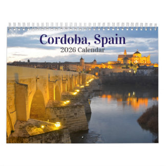 Cordoba Spain 2026 Calendar