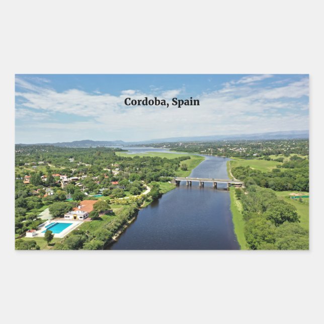 Cordoba, Spain Rectangular Sticker (Front)