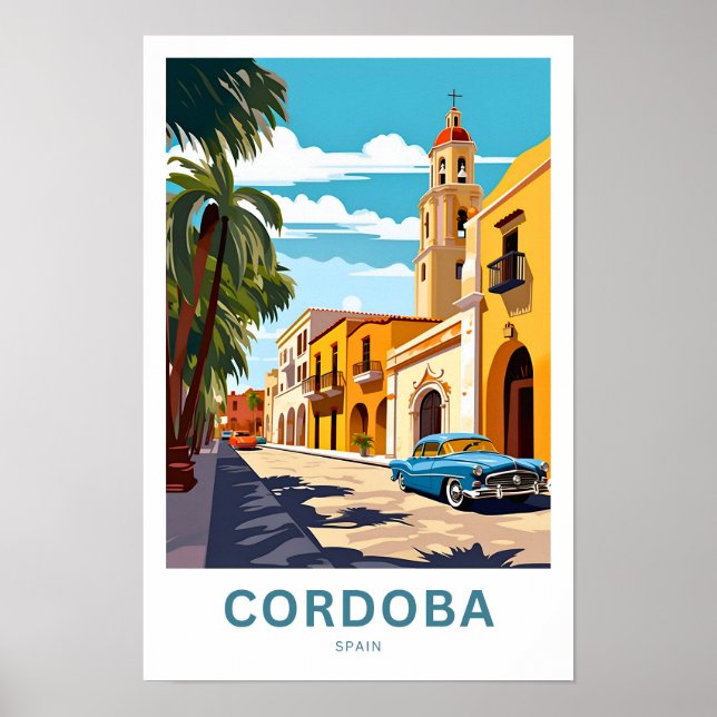 Cordoba Spain Travel Print (Front)