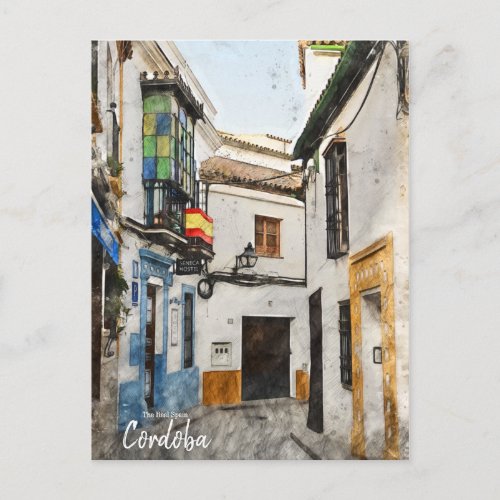 Cordoba Street _Spain Postcard