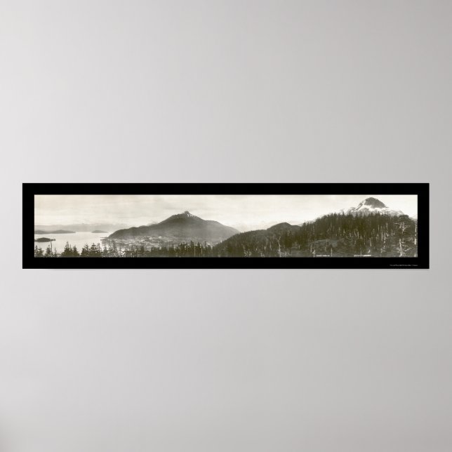 Cordova, AK Panorama Photo 1915 Poster (Front)