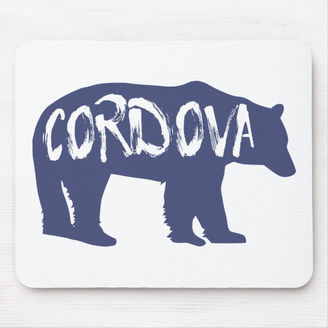 Cordova Alaska Bear Mouse Pad (Front)