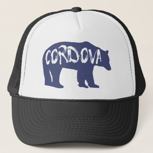 Cordova Alaska Bear Trucker Hat