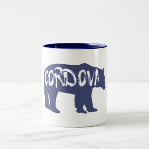 Cordova Alaska Bear Two-Tone Coffee Mug