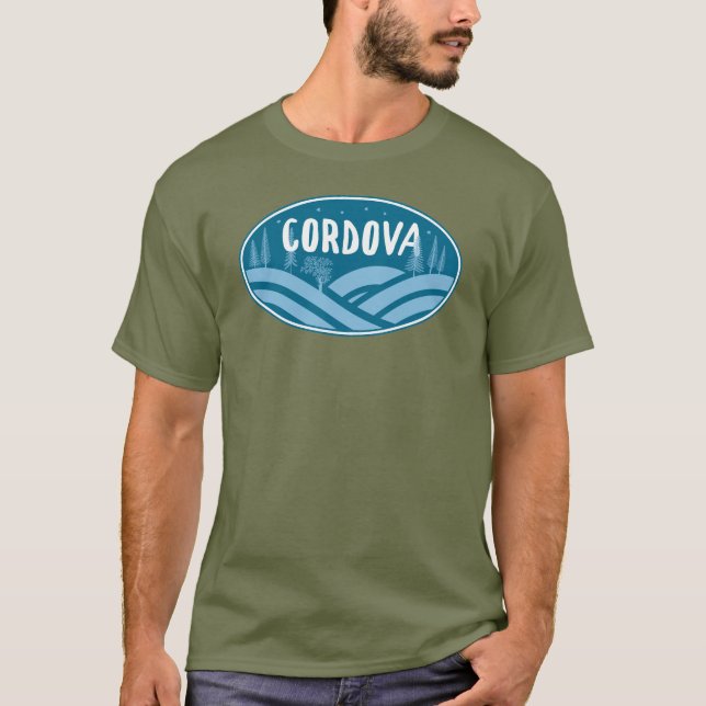 Cordova Alaska Outdoors T-Shirt (Front)