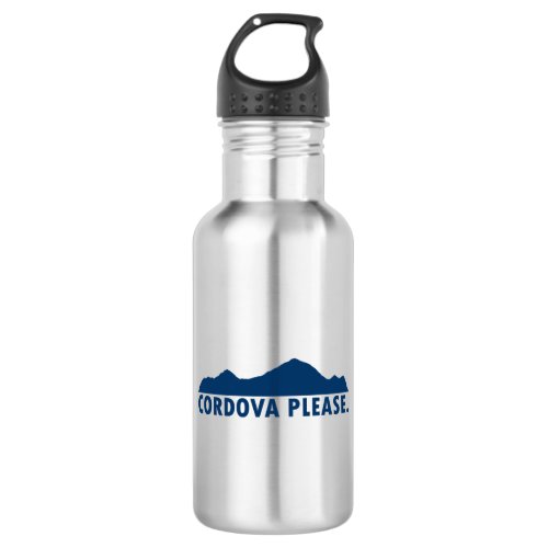 Cordova Alaska Please Stainless Steel Water Bottle