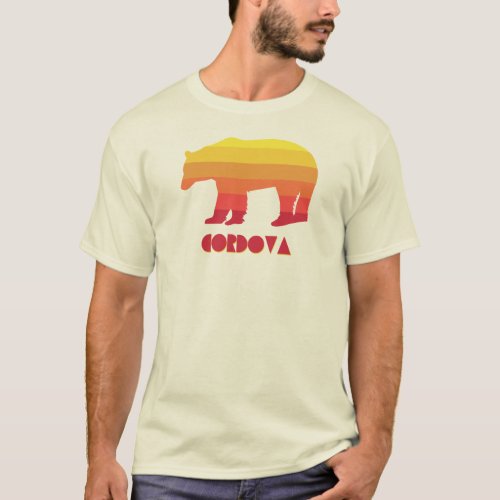 Cordova Alaska Rainbow Bear T_Shirt