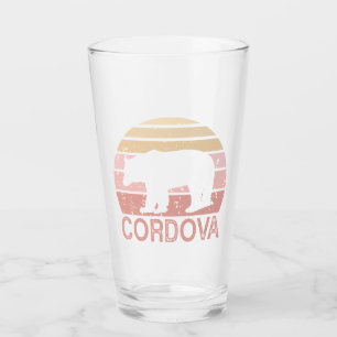 Cordova Alaska Retro Bear Glass