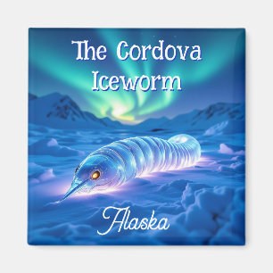 Cordova Iceworm Alaska Cryptid Myth Magnet
