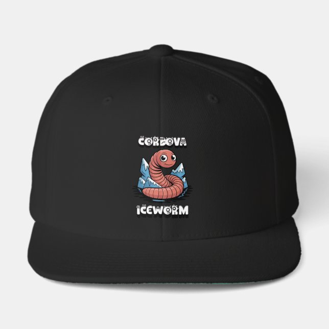 Cordova Iceworm Alaska Cryptid Visor (Front)