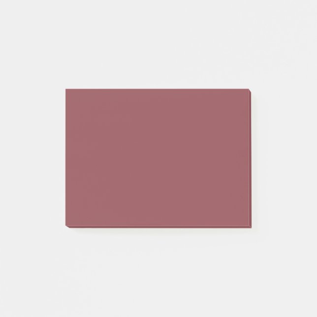 Cordovan Solid Color Post-it Notes (Front)