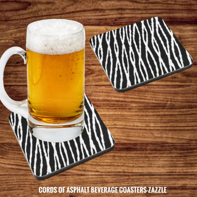 Cords of Asphalt Beverage Coaster (Creator Uploaded)