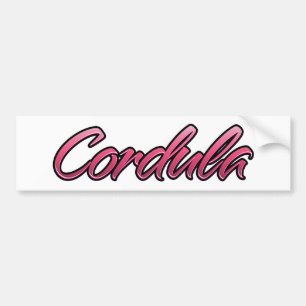 Cordula faded pink Aufkleber Sticker