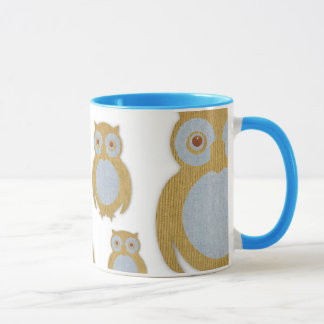 Corduroy Owl Mug
