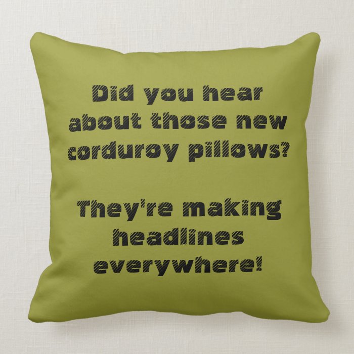 Corduroy Pillows Are Making Headlines Everywhere