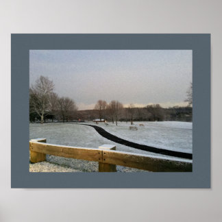 Core Creek Park Winter Poster